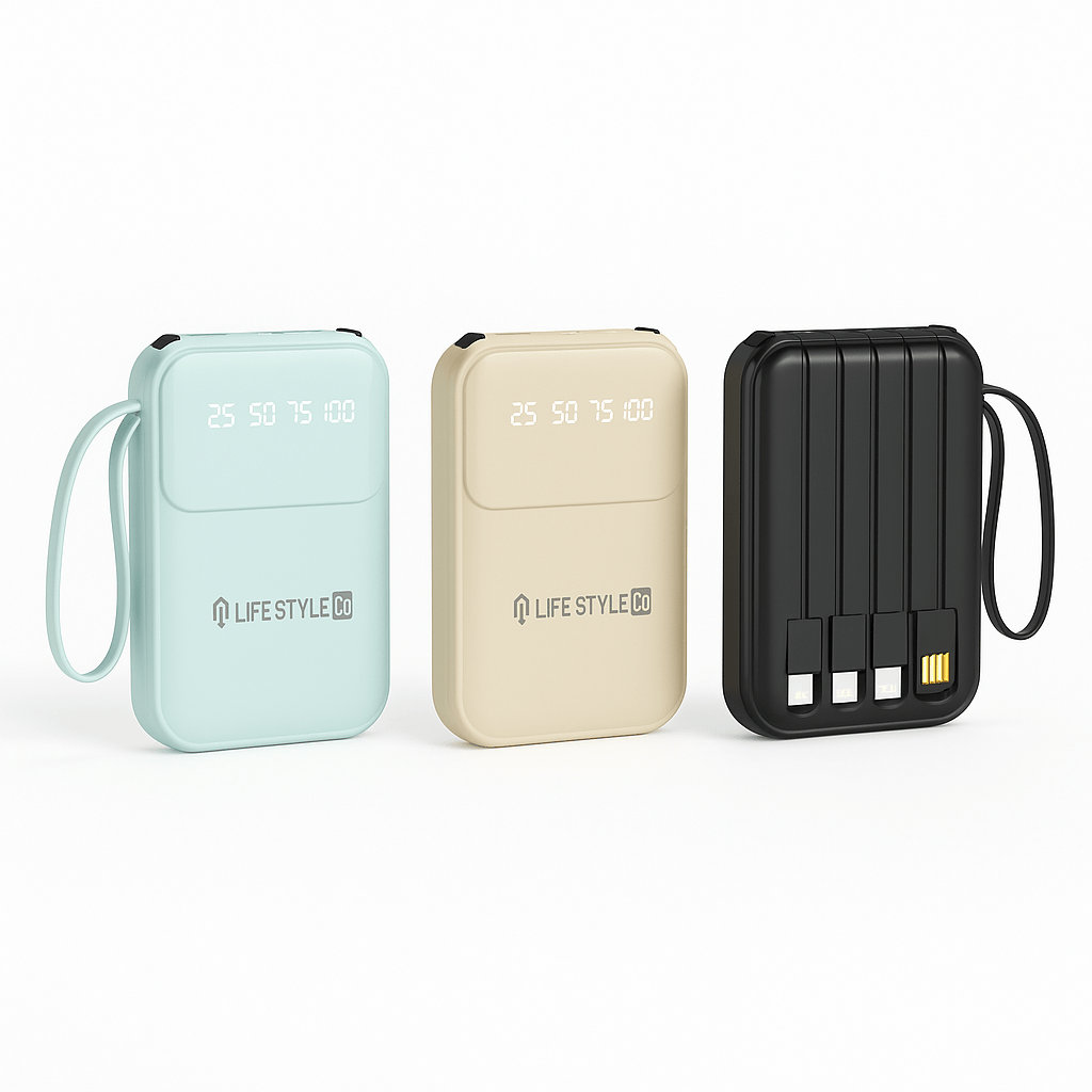 Batterie Externe 20000mAh/10000mAh Powerbank – Batterie Haute Capacité- Lifetech Store