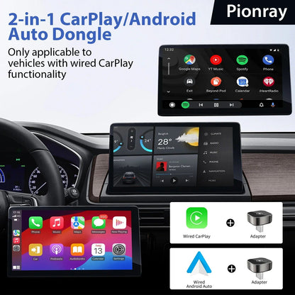 Boîte CarPlay & Android Auto Sans Fil – Compatible 99% des Voitures avec CarPlay Câblé - Lifetech Store