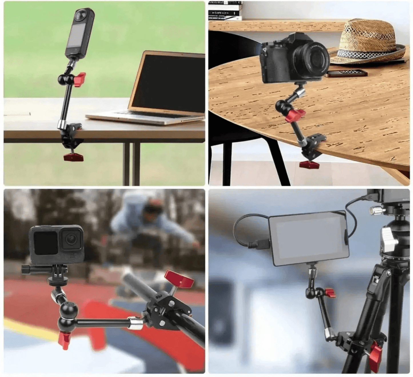 Magic Arm Xtreme - Bras articulé avec pince pour montage de caméra - Lifetech Store