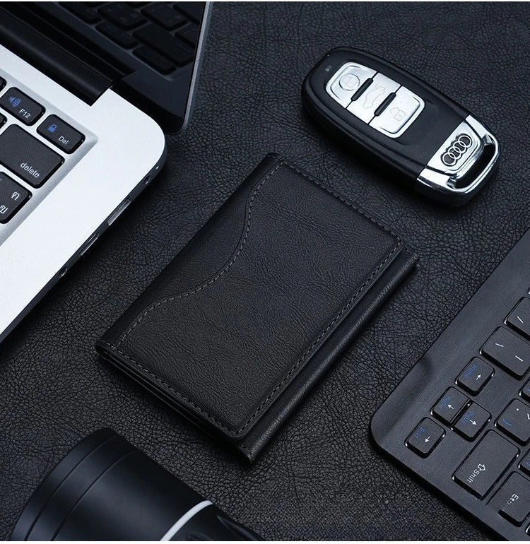 Porte - Cartes Magnétique en Cuir MagSafe – Coque de Protection iPhone 14 à 16 Pro/Max - Lifetech Store